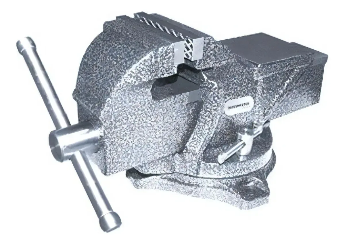 Braçadeira de bancada giratória Crossmaster 9937344 com bigorna