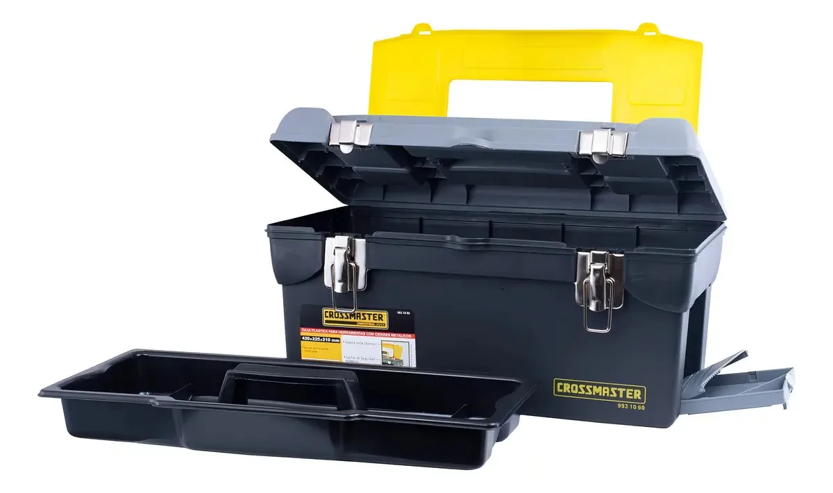 Caixa de ferramentas de plástico Crossmaster 9931060 42cm