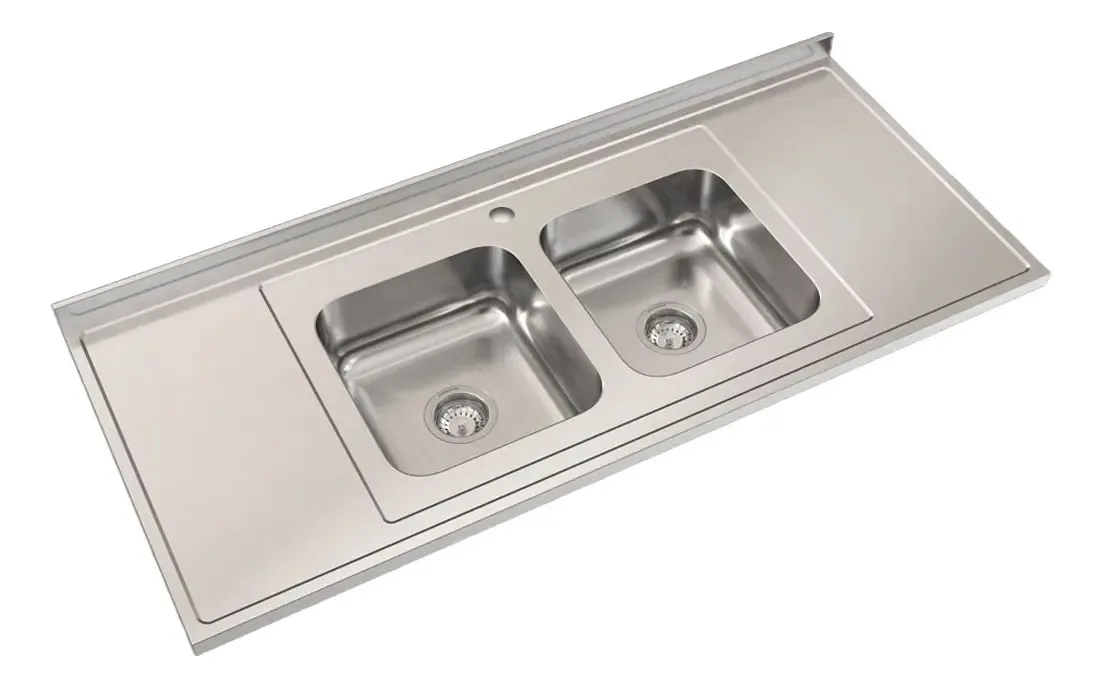 Bancada de aço Johnson 1,20x60 dupla esquerda com soquete
