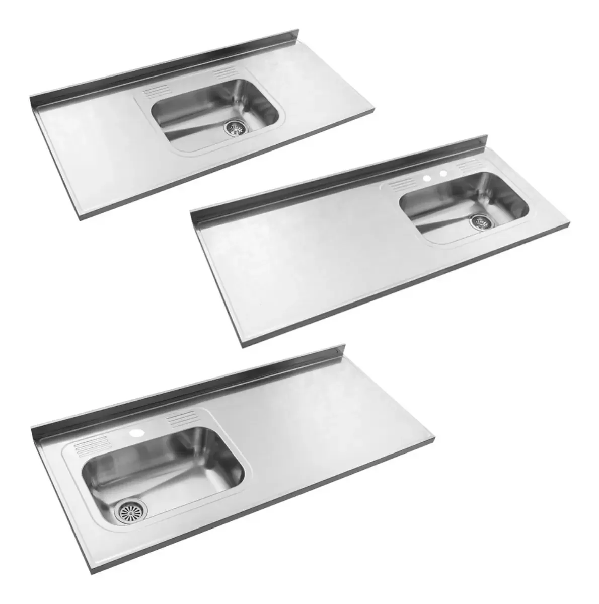 Mesada Johnson Aço Inoxidável 140 X 61 C Bacha P