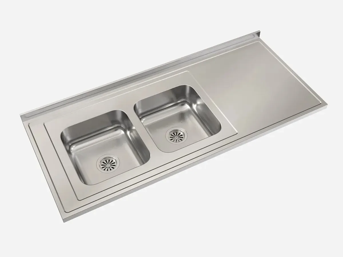 Bancada de aço Johnson 1.60x60 de centro duplo com base
