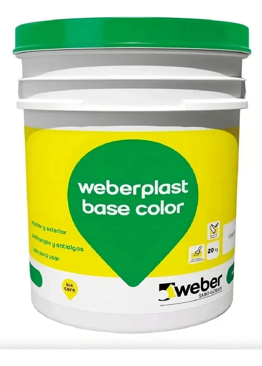 Revestimento texturizado Weberplast Base Roma Color 20kg