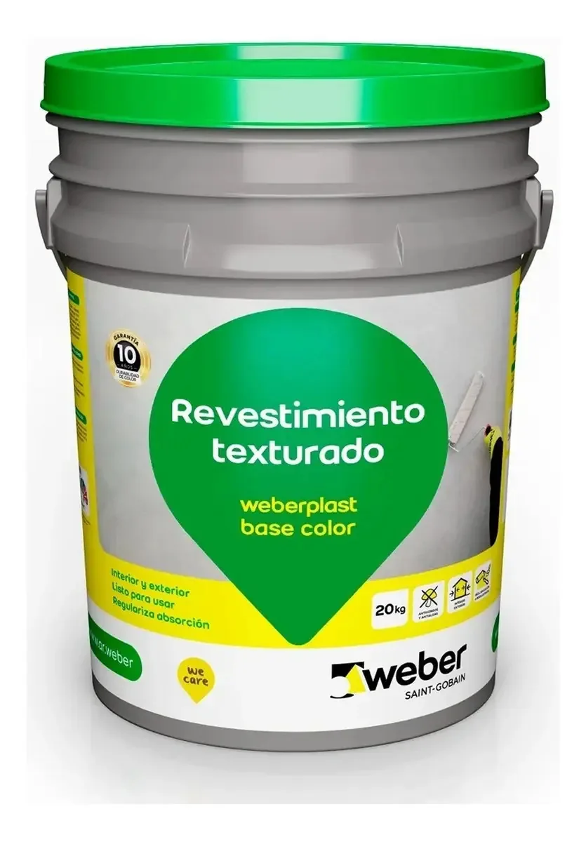 Revestimentos Weberplast Base Color Coatings 20k Plan Quality Sibaco Moss Green Color