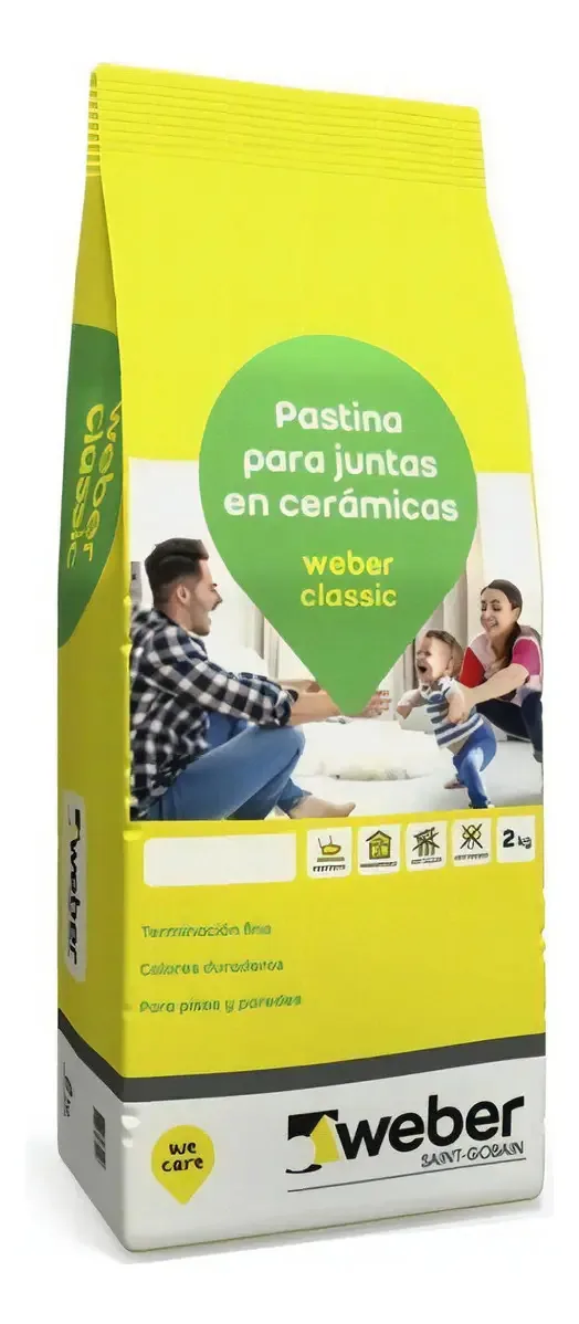Pastina Weber Classic 2 kg Atlántico Ceramics Sibaco