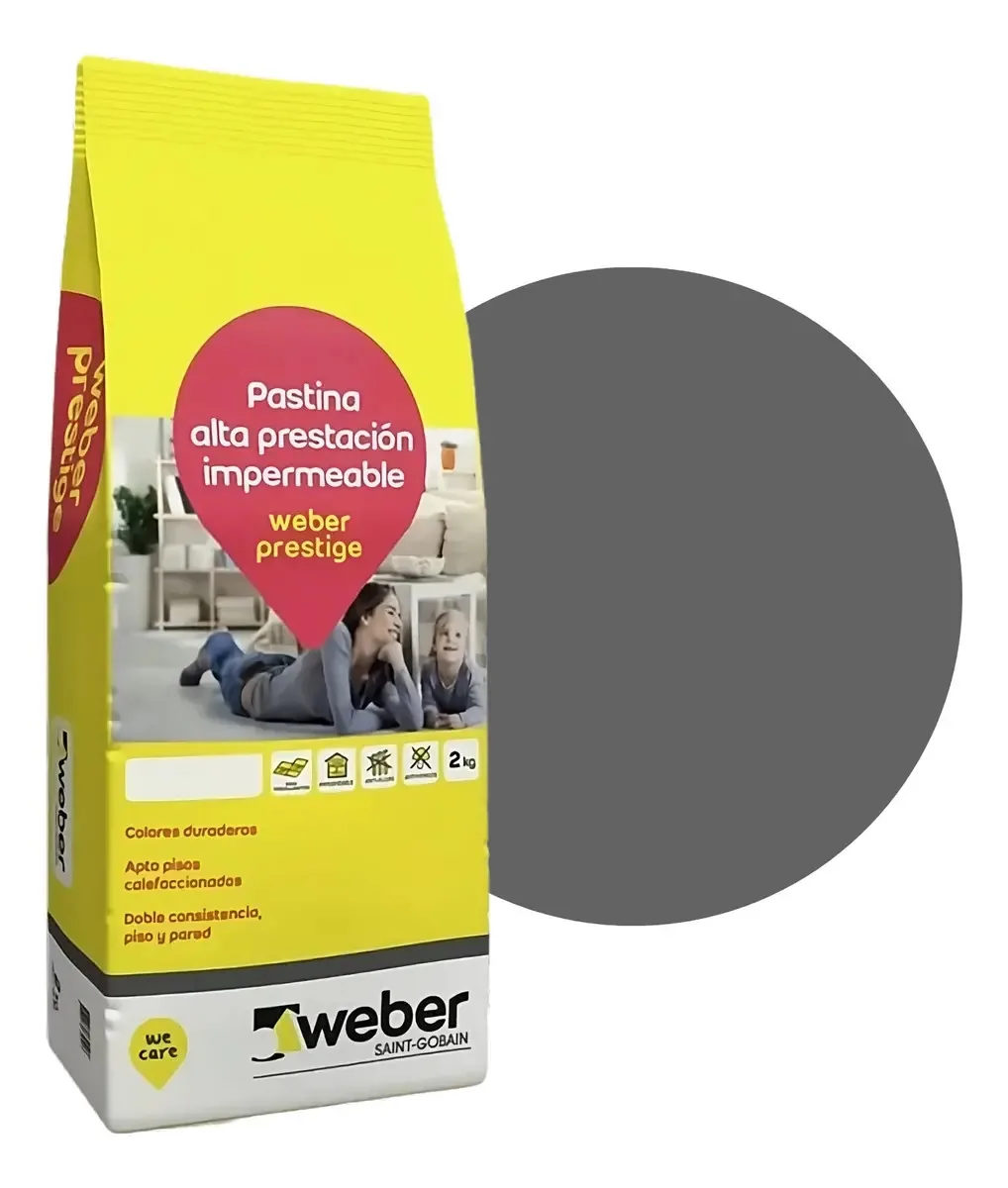 Pastina Weber Prestige 2kg Antifúngico Impermeável Mercadoenvir