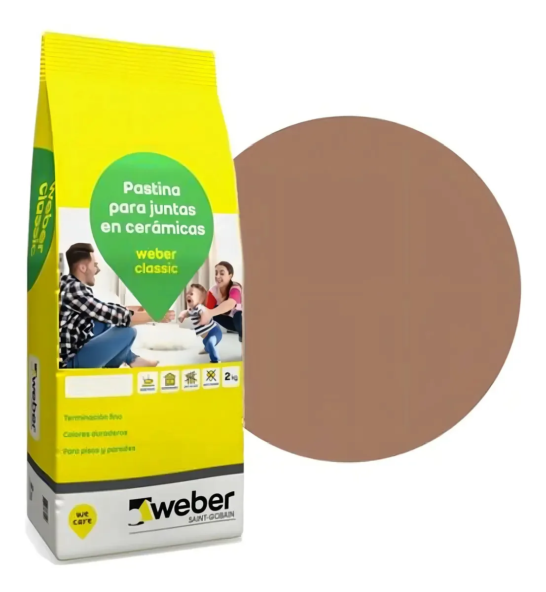 Pastina Férrica Clássica Weber Color 2 kg