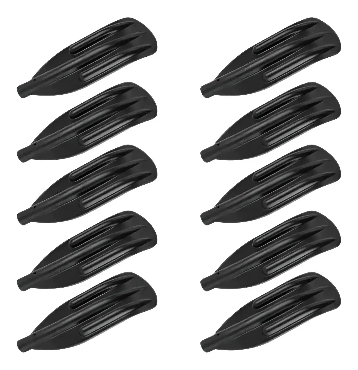 Kit 10 Pás De Remo Plástico Preto MaxxFish Para Caiaque E Barco