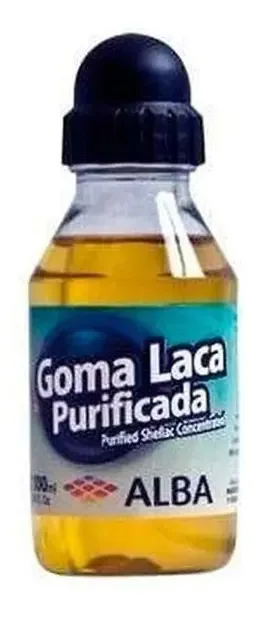 Goma de Laca Purificada Branca X 100 Ml