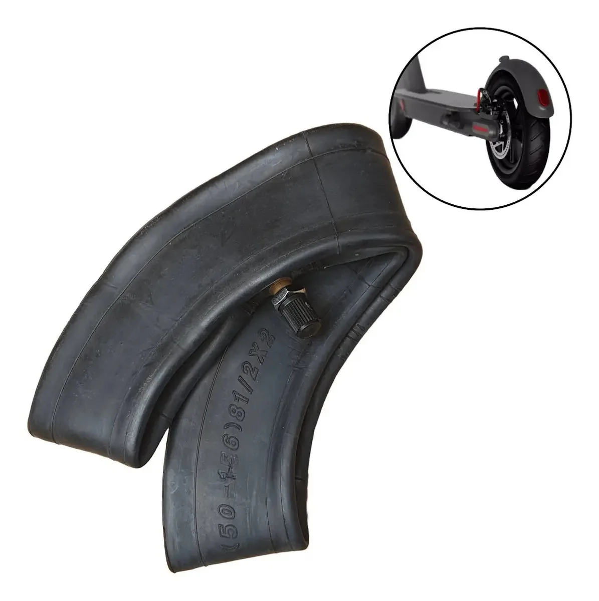 Câmara De Ar 8 1/2 X 2 Patinete Elétrico Valvula Reta