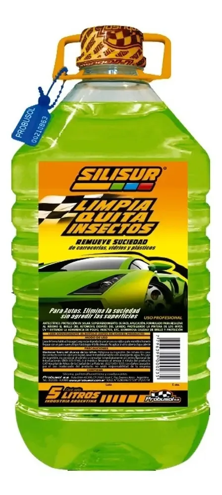 Removedor de insetos e insetos Silisur Carwash 5lt