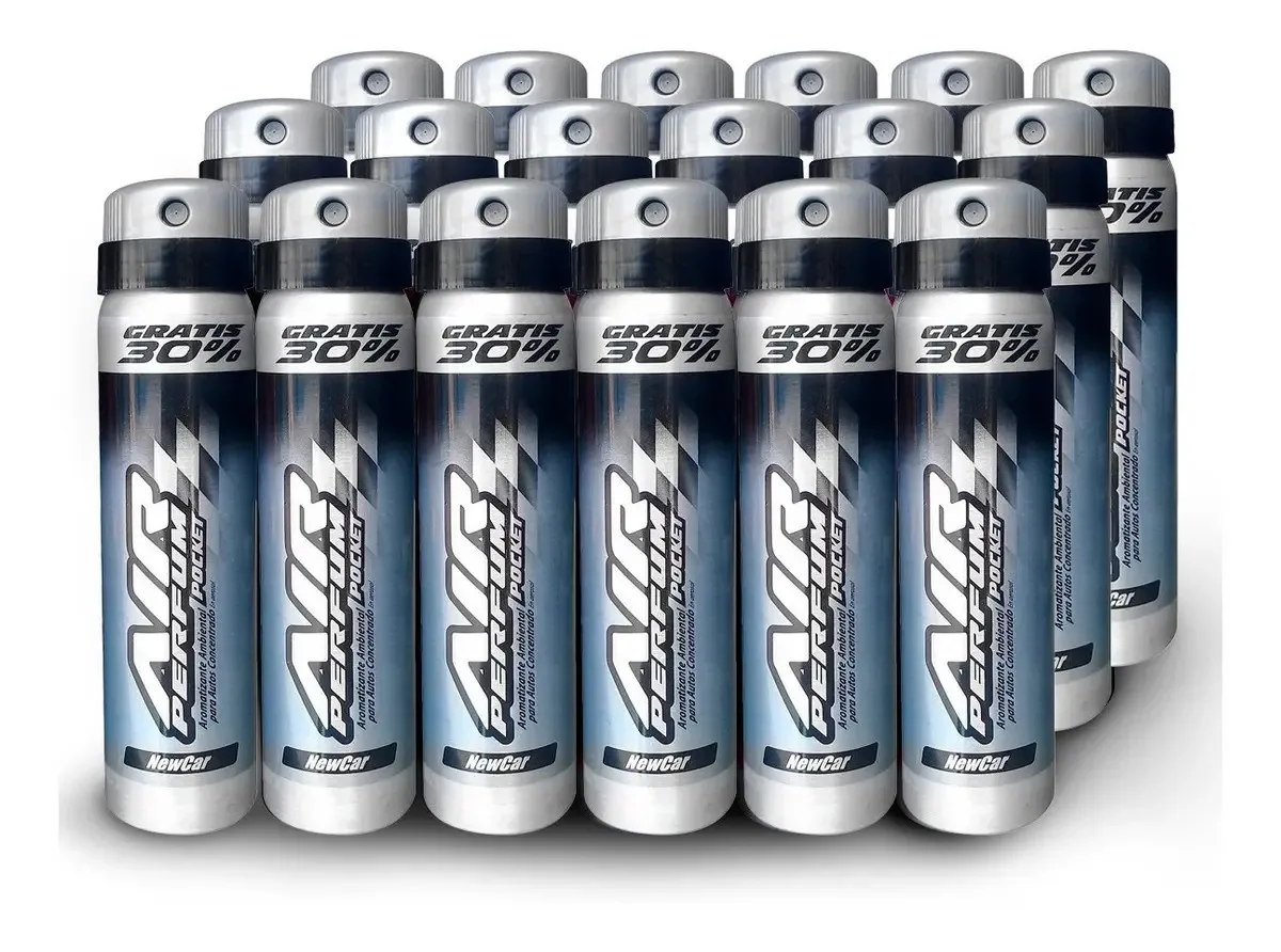 Aromatizante de Carro e Ambientes Concentrado Pack 18un Fragrância Aqua Sport