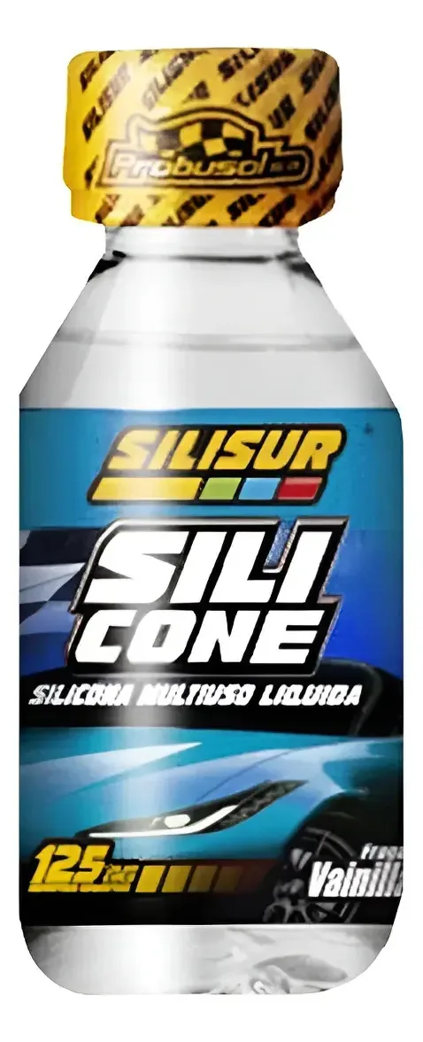 Silicone líquido perfumado multiuso francês Silisur 125cc | Limpeza e brilho