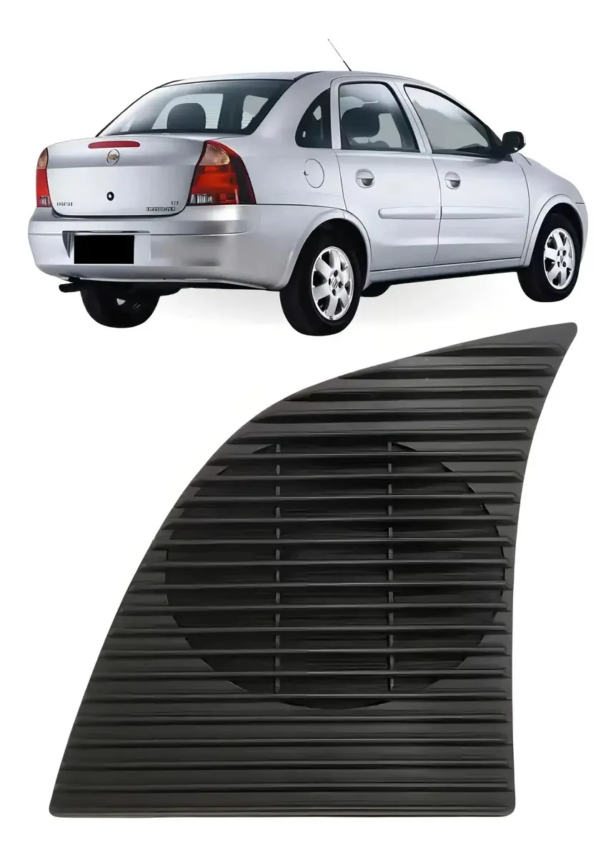 Tela Alto Falante Corsa 2002 A 2011 Traseiro Sedan Cinza Ld