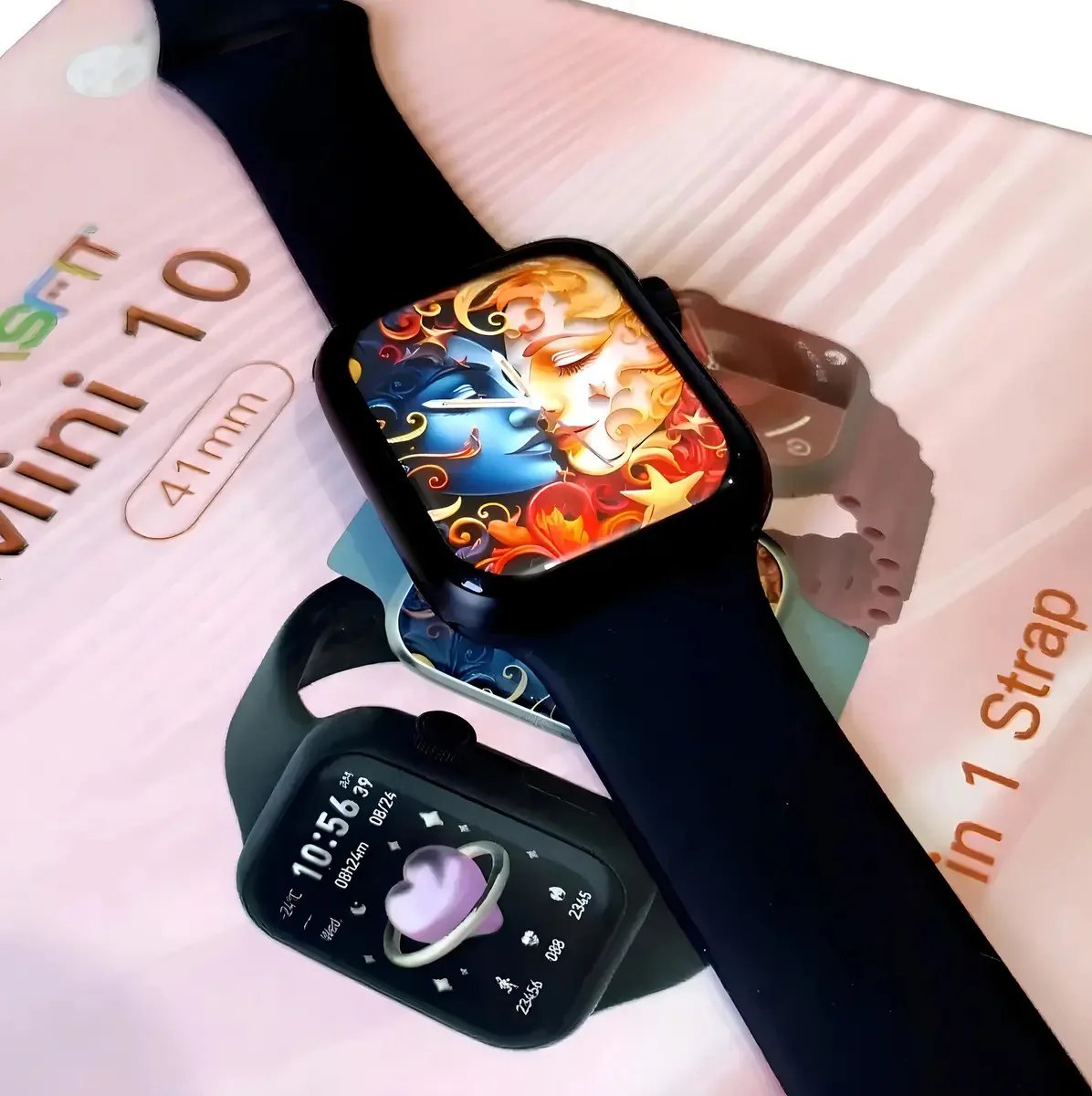 Smartwatch Feminino Smartwatch Mini 10 4 Pulseiras Mede Batimentos Mede Pressão Relogio Inteligente Mede O Tira Foto Atende Ligações Recebe Notificações Relogio Inteligente Vtr Eletronics