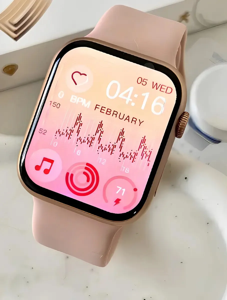 Smartwatch Feminino Smartwatch Mini 2 Pulseiras Faz Ligaçoes Recebe Notificacoes Relogio Inteligente Mede O Sono Tira Foto Atende Ligações Recebe Notificações Relogio Feminino Interface Inteligente