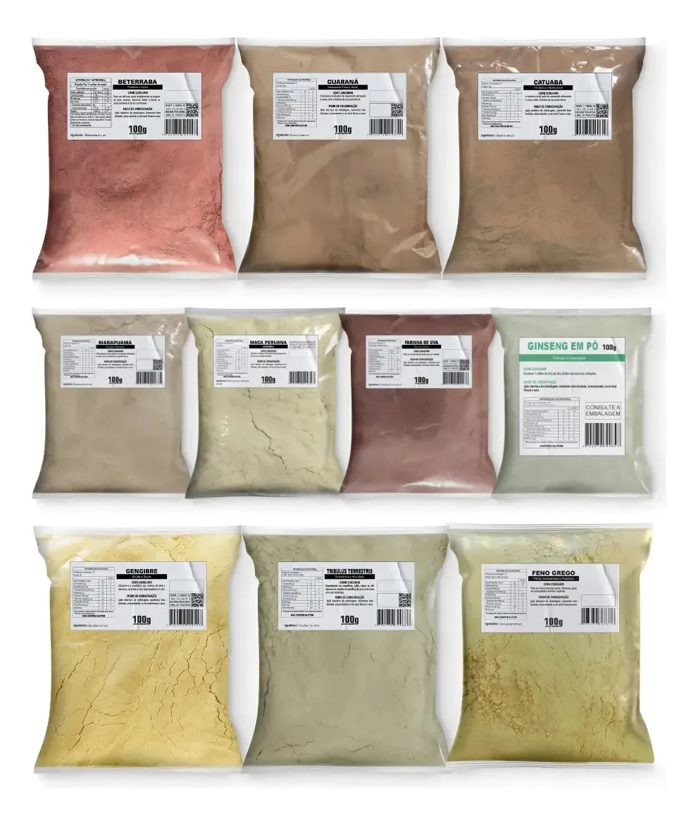 Kit Beterraba, Uva, Marapuama, Maca Peruana E Outros