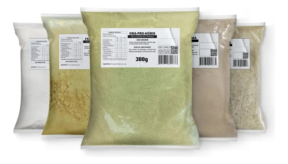 Farinha De Feno Grego, Marapuama E Outros Super Alimentos