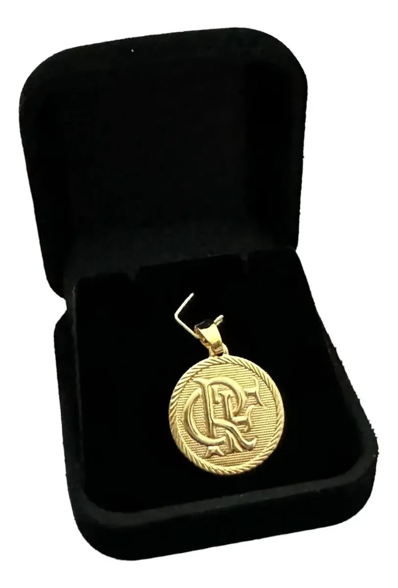 Pingentes Banhados A Ouro 18k Flamengo E Corinthians Unissex