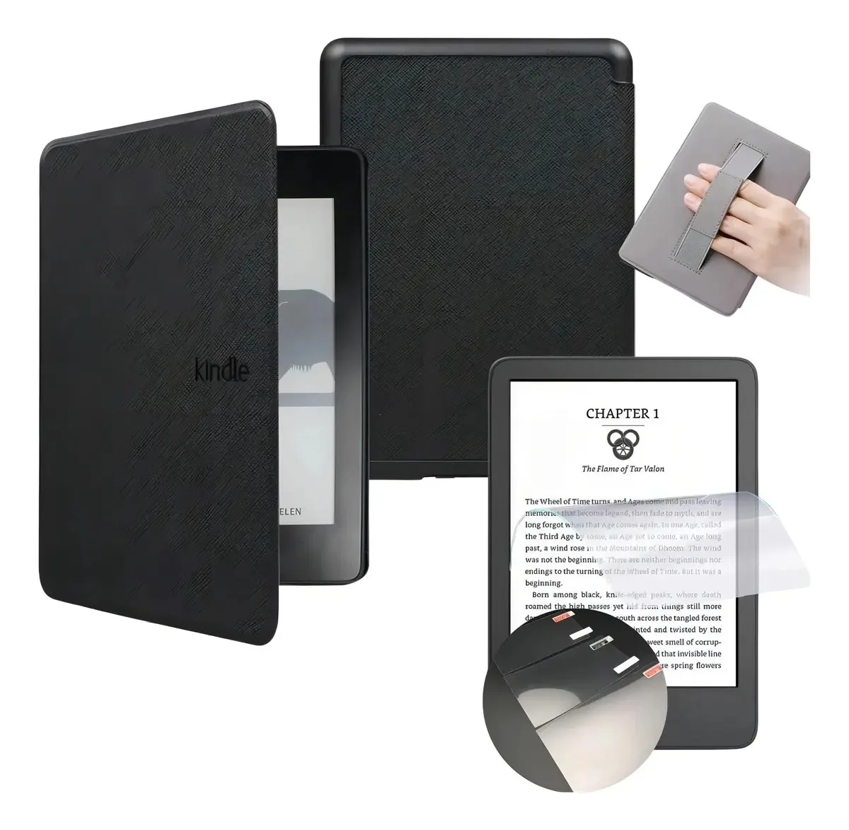 Capa + Pelicula Plastica Para Kindle Colorsoft 7 Sa569p