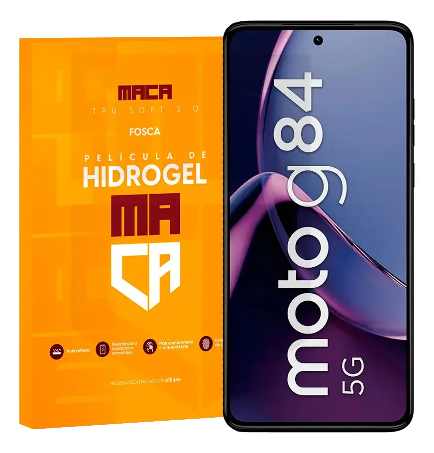 Película Hidrogel Moto G84 Frontal Fosca Antirreflexo