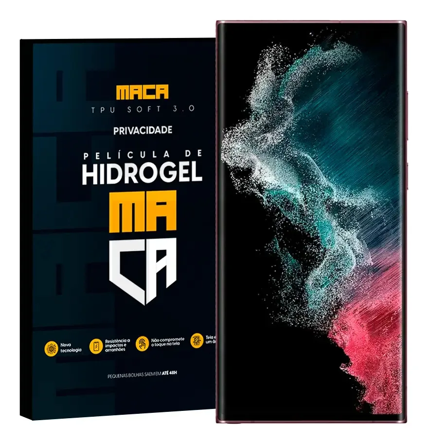Película De Privacidade Hidrogel Linha Galaxy Ultra