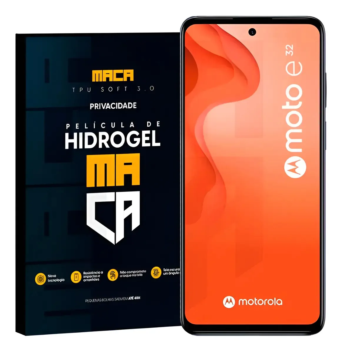 Película De Hidrogel Moto E32 Privacidade