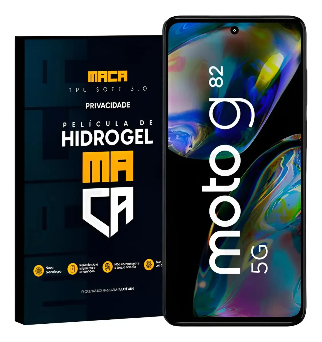 Película De Hidrogel Privacidade Moto G82