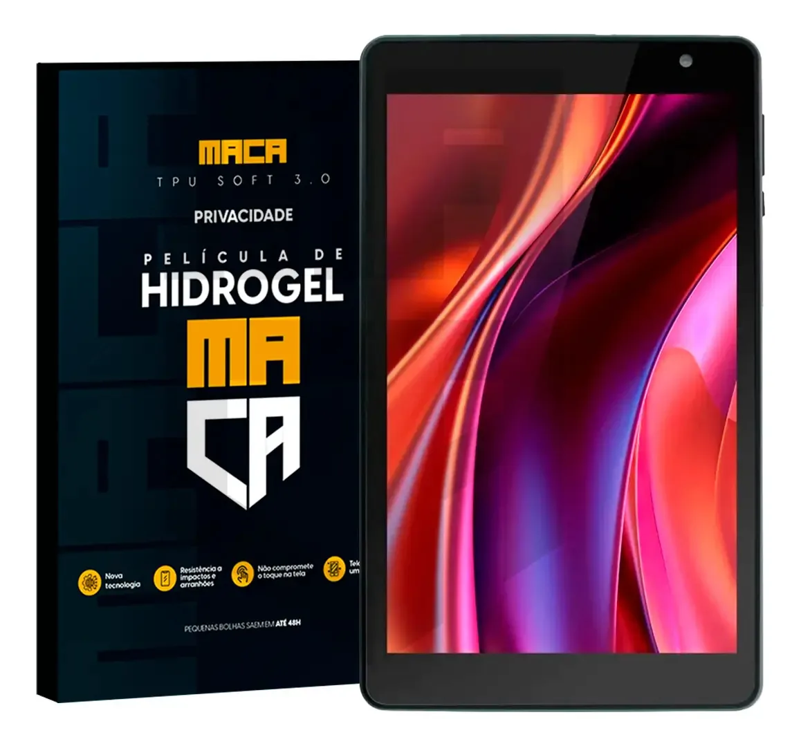 Película Hidrogel Frontal Tablet Multilaser M8 Privacidade