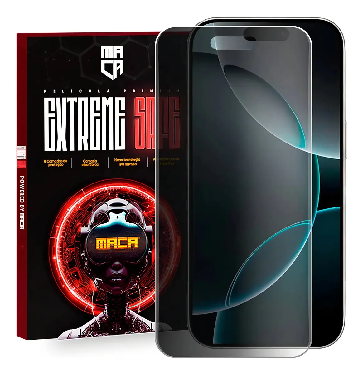 Película Extreme Safe Privacidade Compatível iPhone 16
