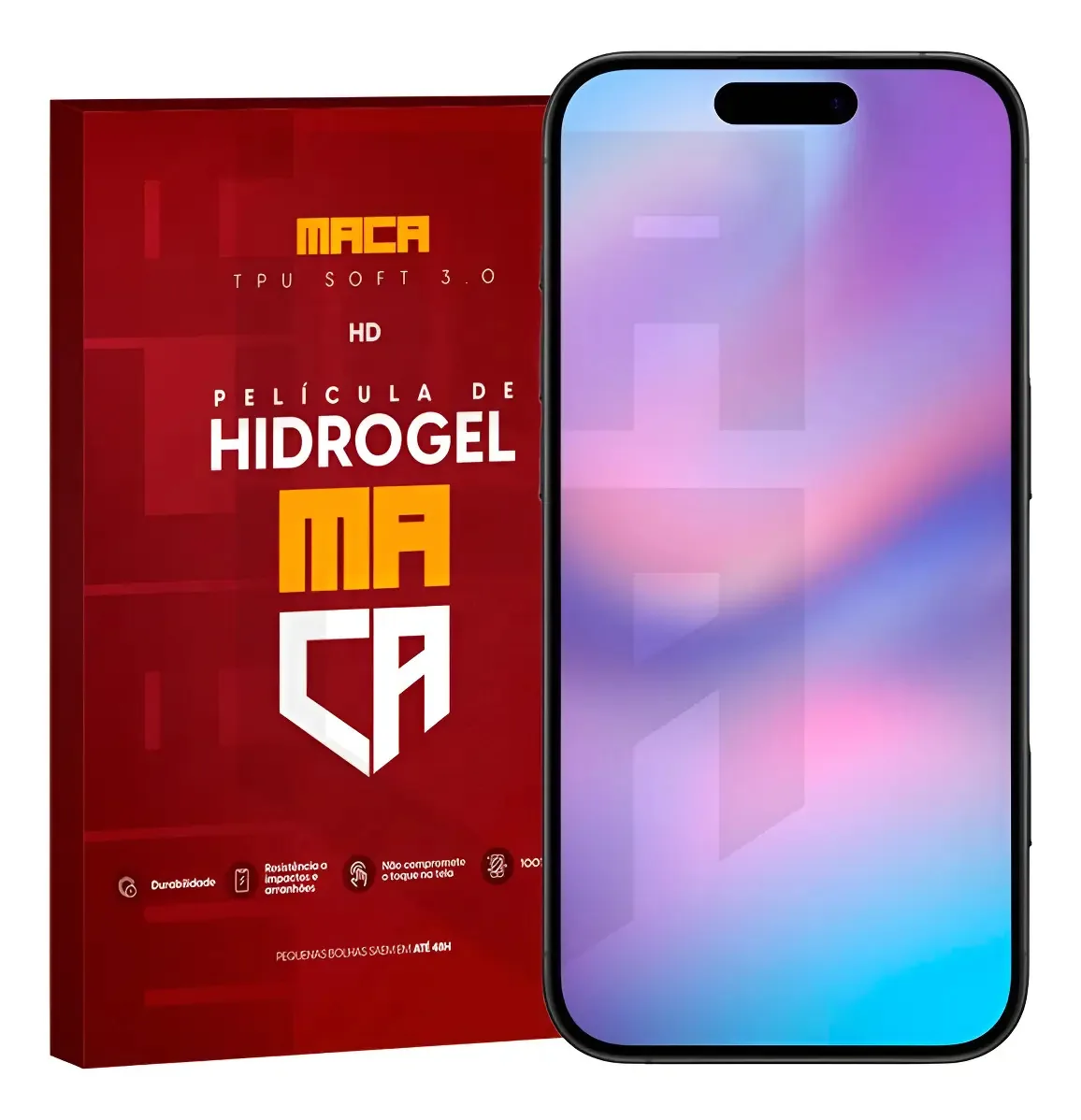 Película Hidrogel Compatível iPhone 17 Pro Transparente