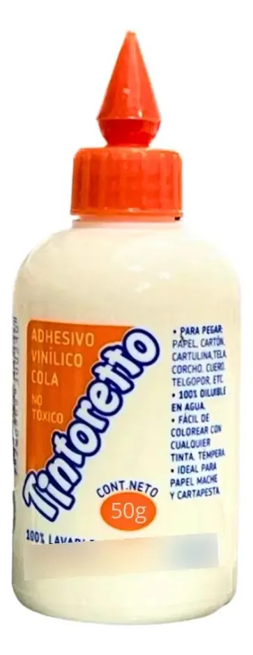 Adesivo Vinílico Escolar X1 Cola Branca Tarefas Escolar 50g Cor Branco