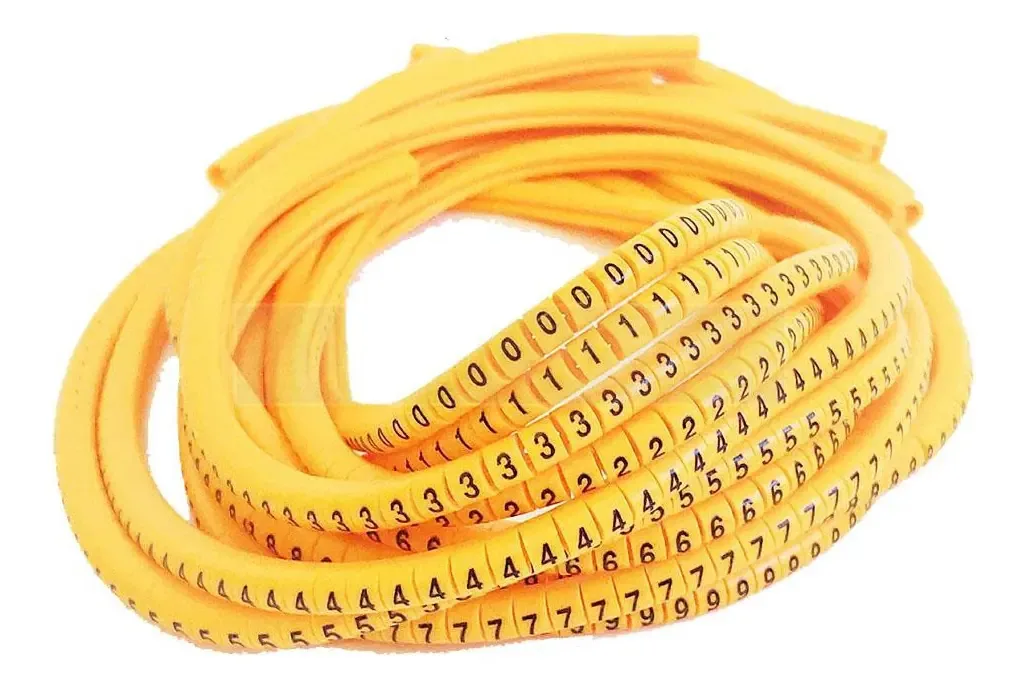 Rg3 - Marcador Identificador Fios E Cabos 4,0mm - Algarismos