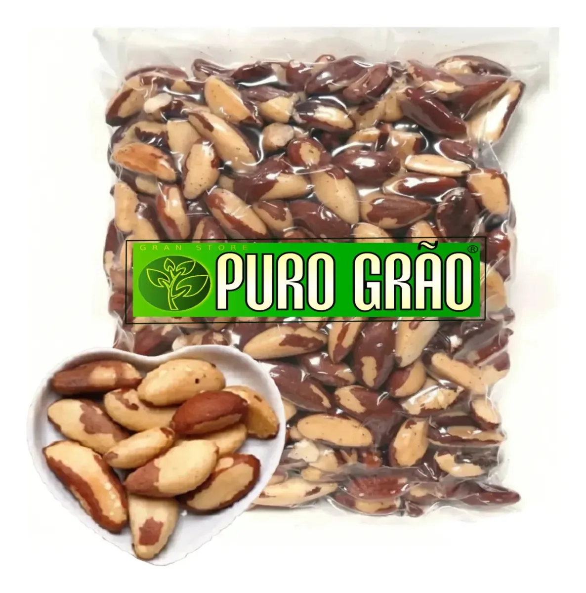 Castanha Do Pará Média Sem Casca Inteira 1kg - Premium