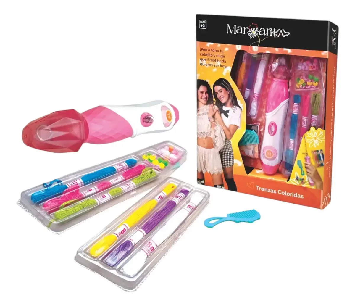 Conjunto de tranças coloridas Margarita | Toyco