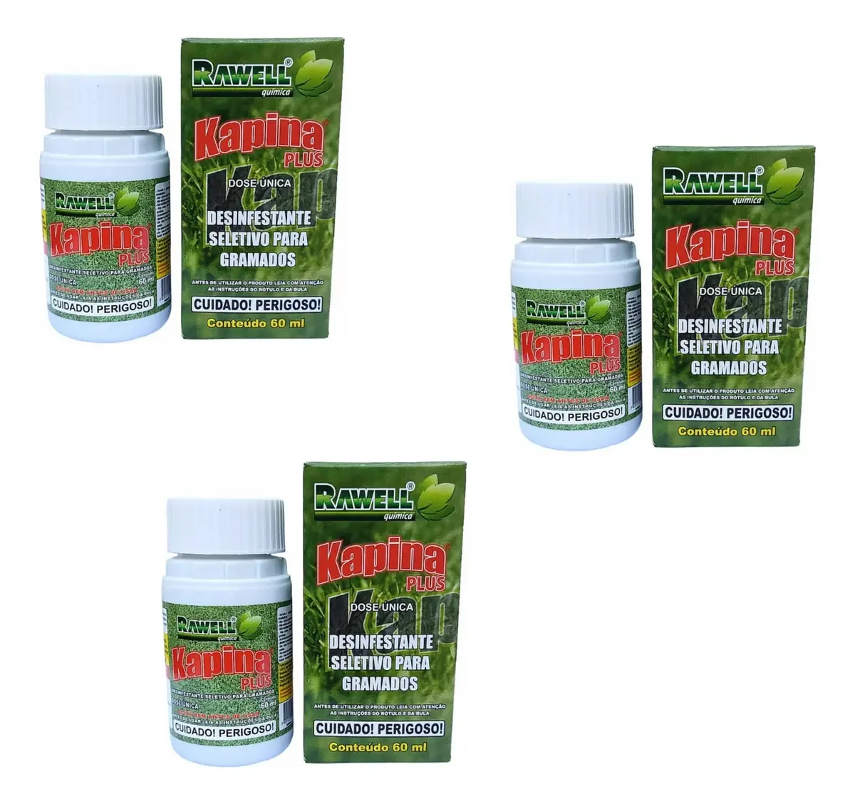 Kit Kapina Plus Elimina Tiririca Gramado Jardim