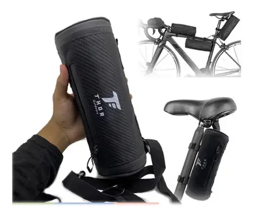 Bolsa Bang De Guidão Formato De Cilindro Bike