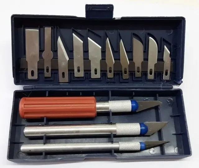 Conjunto de cortadores de precisão para hobbies, qualidade de 13 peças