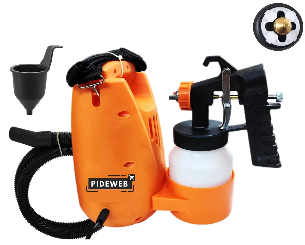 Equipamento de máquina de pintura elétrica Pideweb Pint450 450w + Tocha de pistola Tacho 800ml