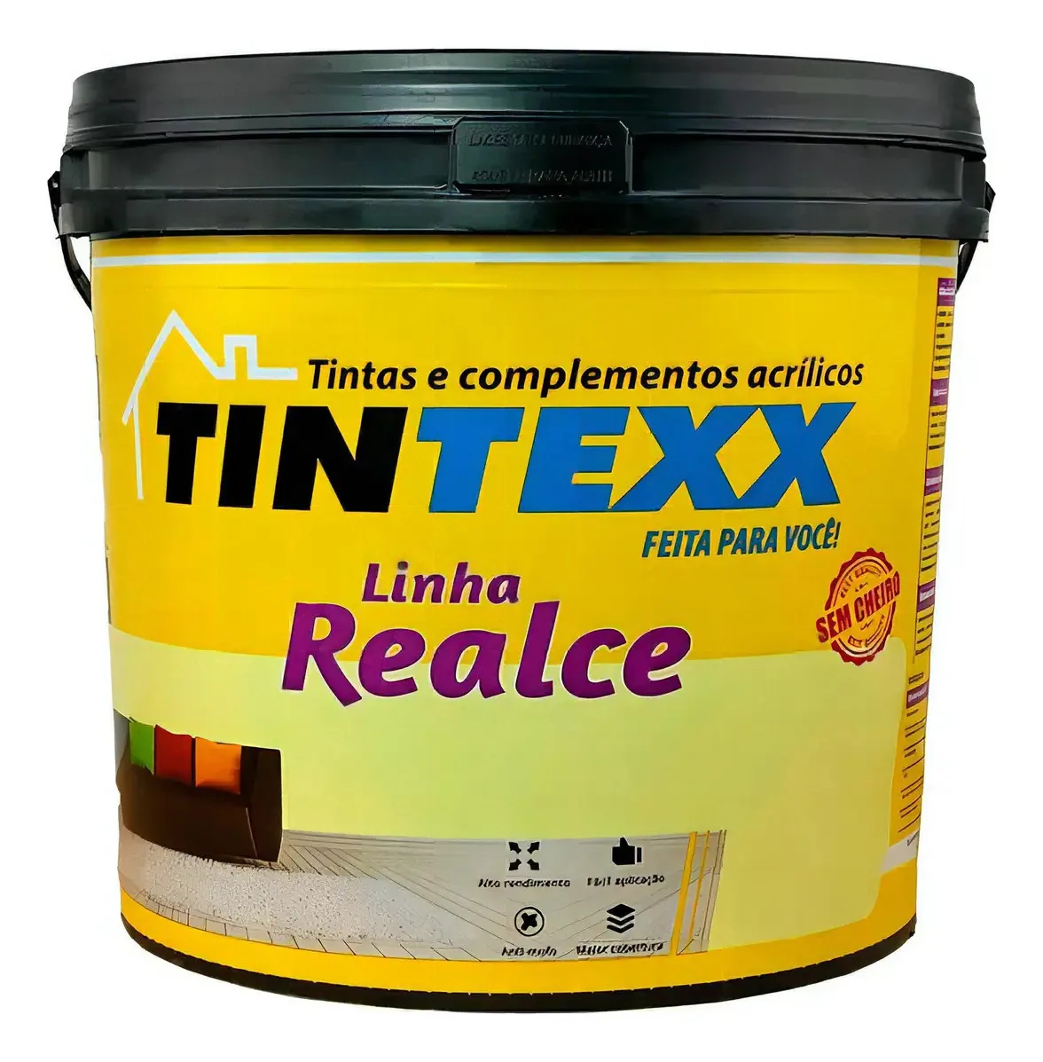Massa Acrilica Para Parede Externa Interna 25kg Tintexx