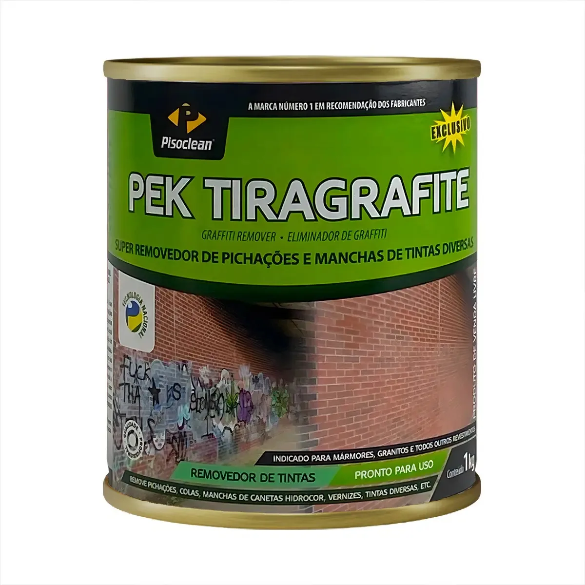 Limpador Pisoclean incolor em lata