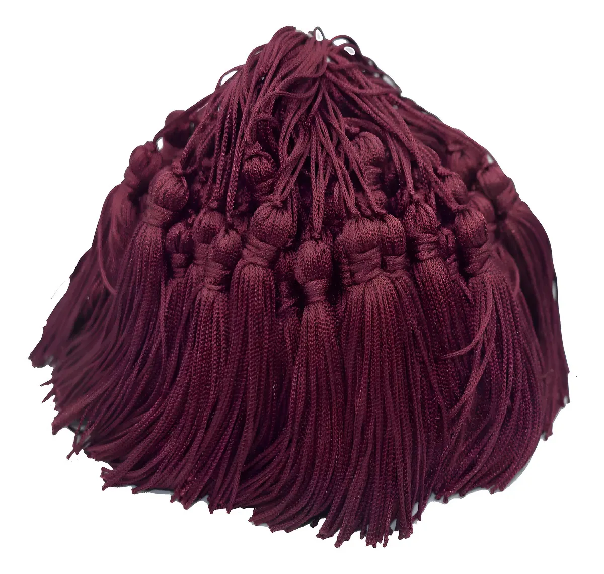 Franjas De Seda Pingentes Tassel Rosa 25 Unidades Cor Marsala