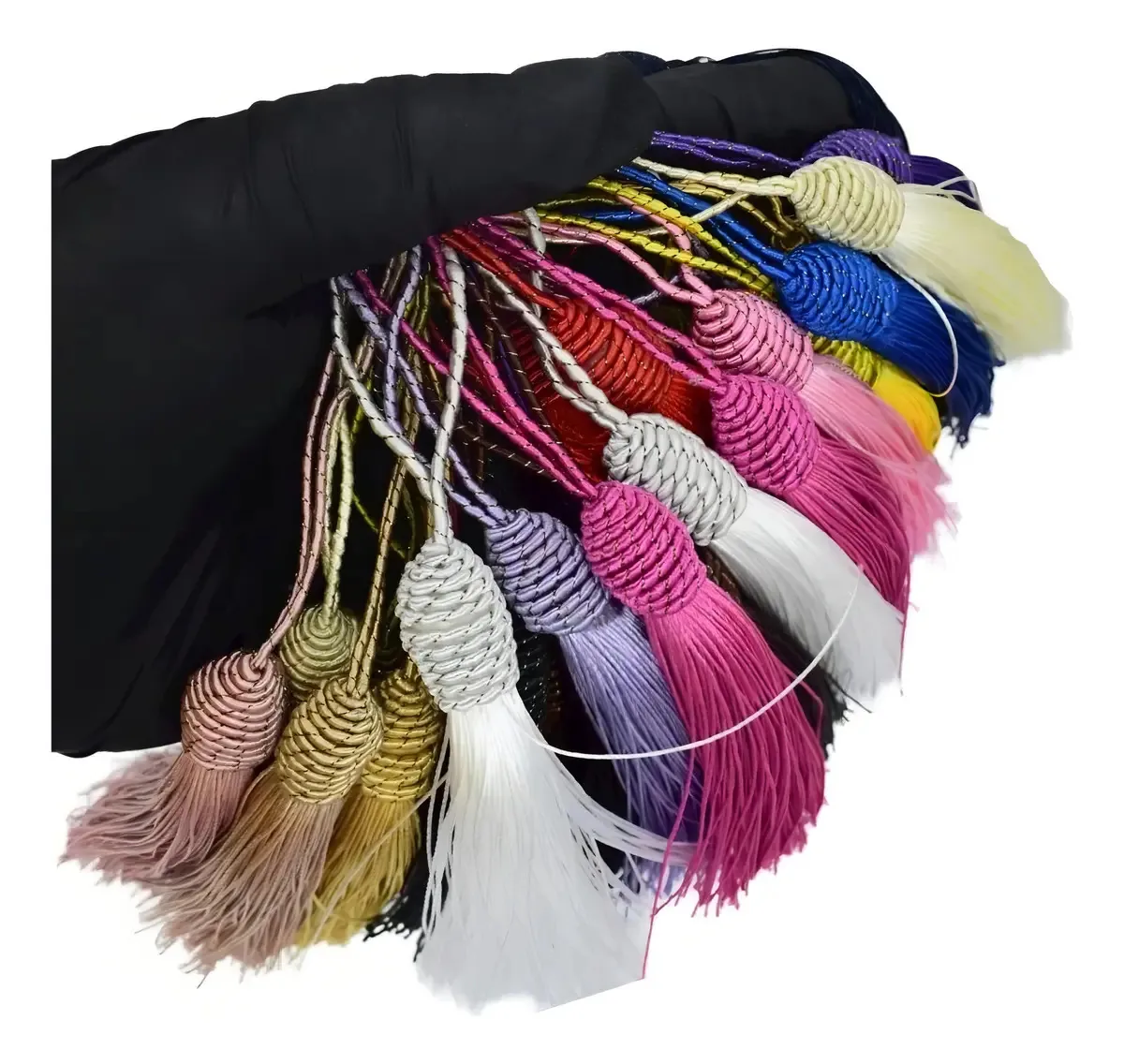 Franja Tassel Pingente Franjas 20un - 15cm Varias Cores