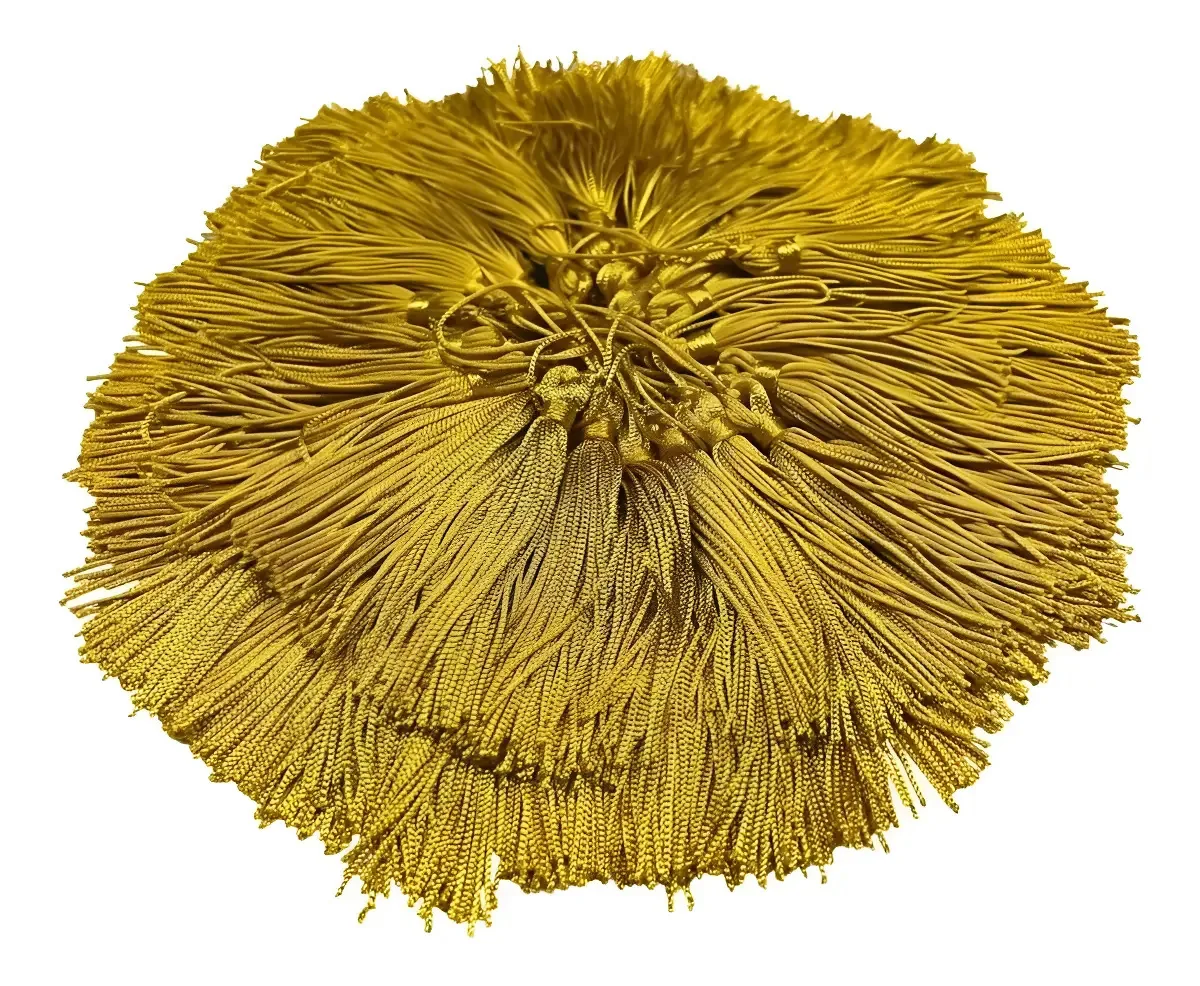 Franjas De Seda Tassel Pinjentes 100 Unidades Cor Dourada