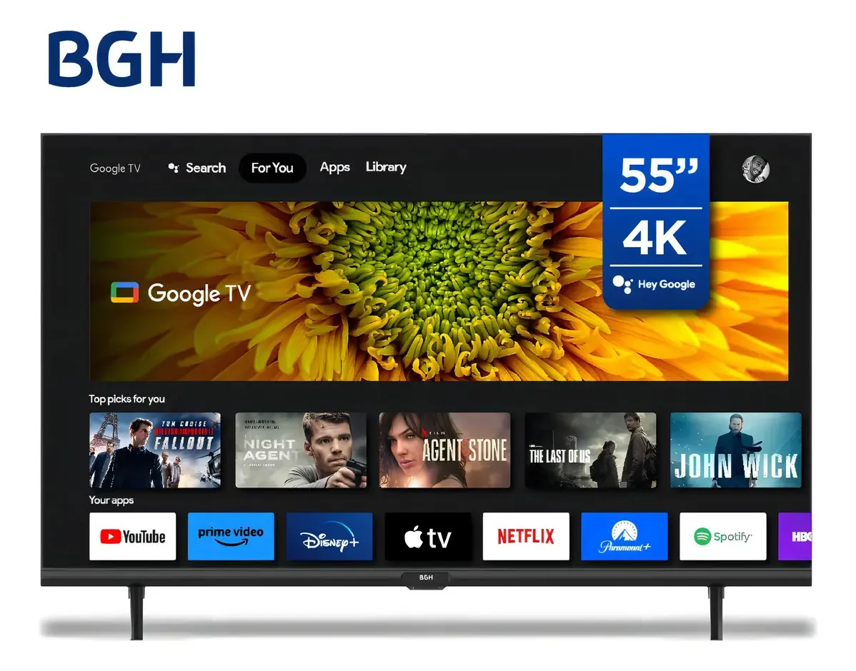 Smart TV 4K Uhd 55 GHz Google Tv B5523us6g