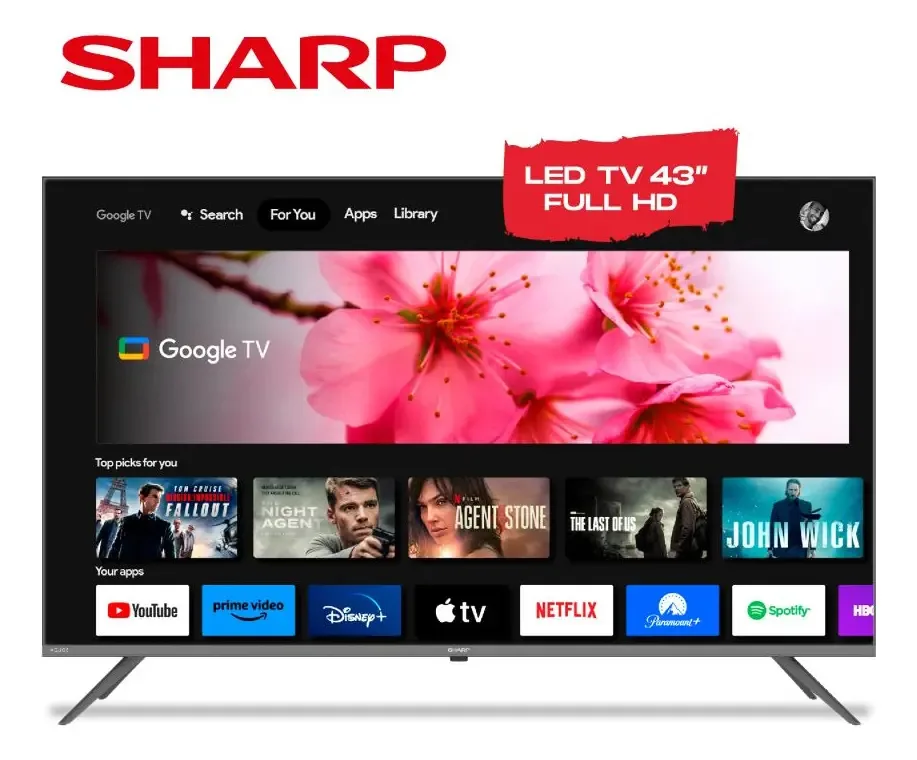 TV oficial Sharp Aquos 43 Distrib