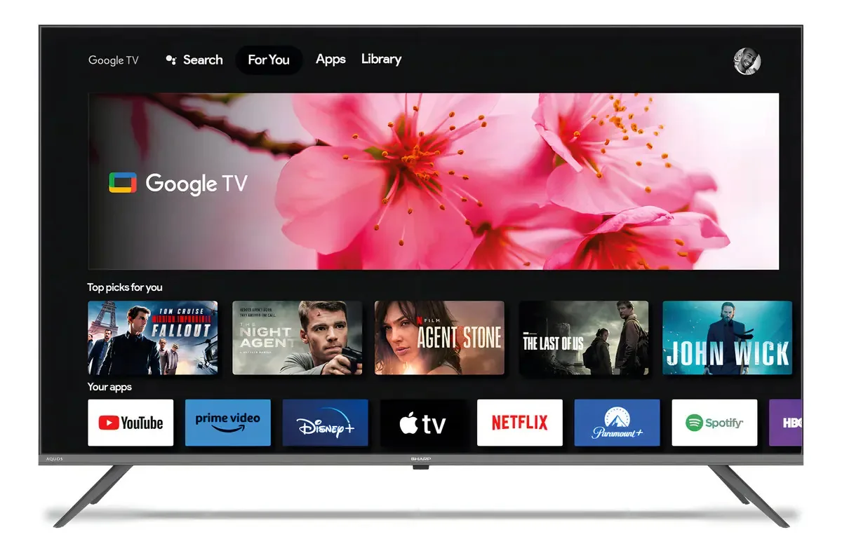 Smart TV UHD 4K 50 Sharp Google Tv S5023us6g