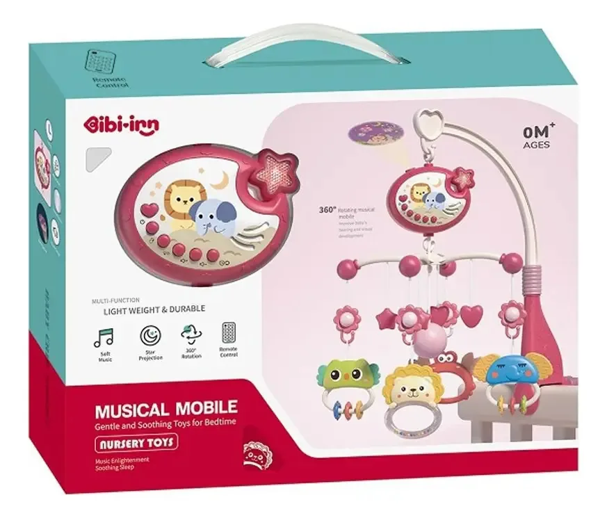 Móbil para bebês JYF Toys 308576 Rosa