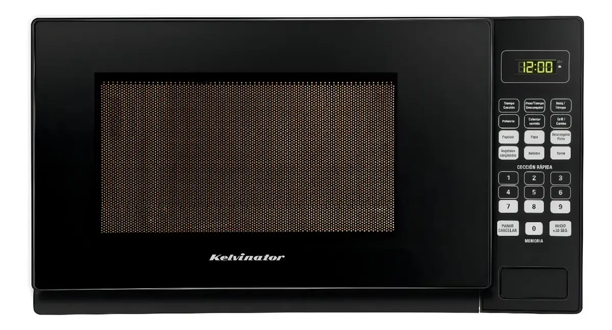 Micro-ondas Grill Kelvinator KW29DG preto 29L
