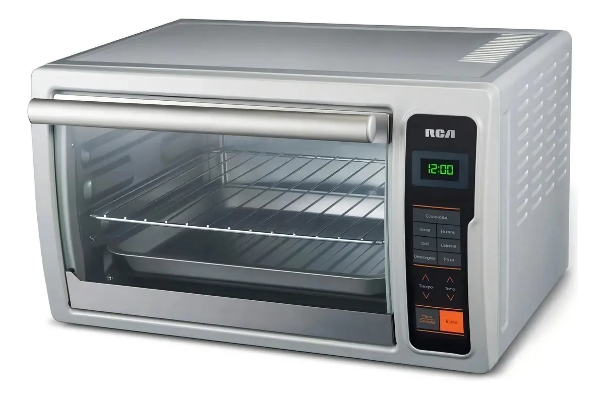 Forno de mesa elétrico cinza RCA RHE45CD 45L