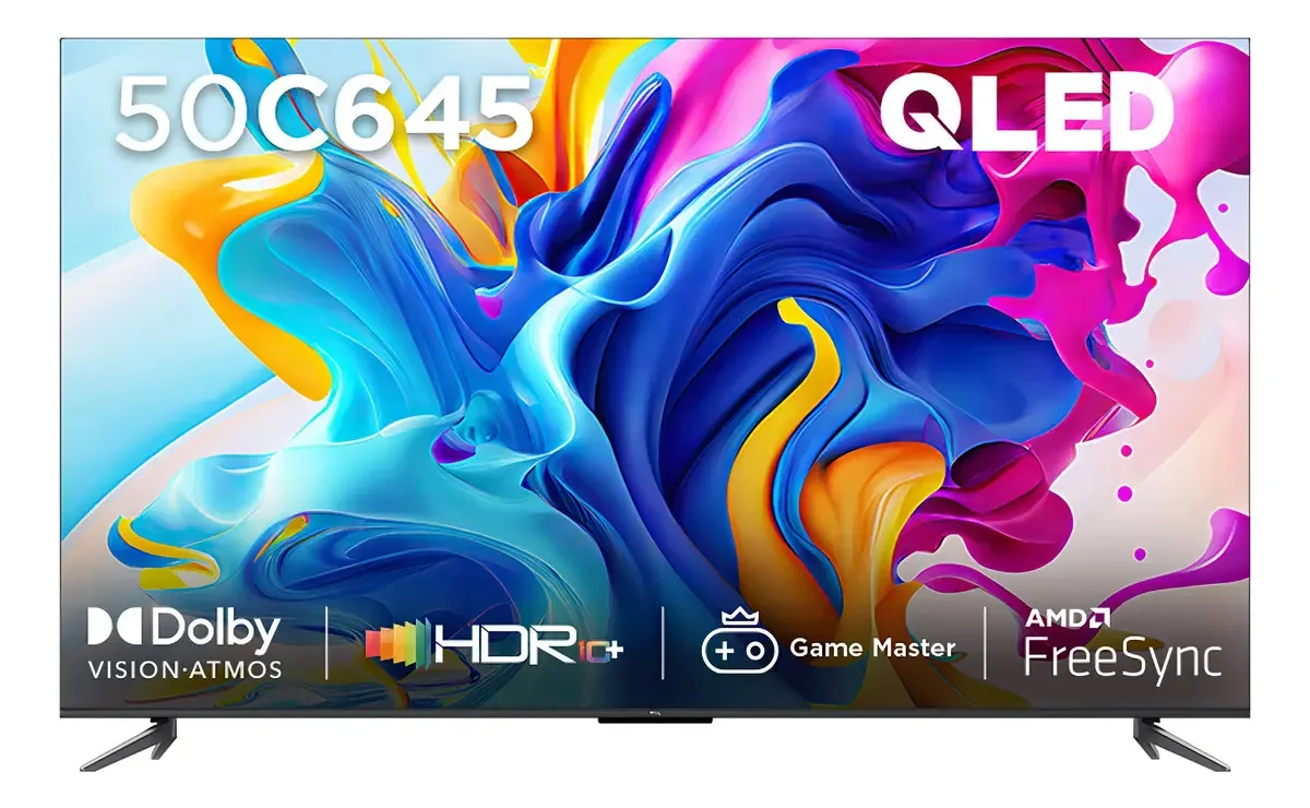 Smart TV Qled 50 4k L50c645 Google Tv Tcl
